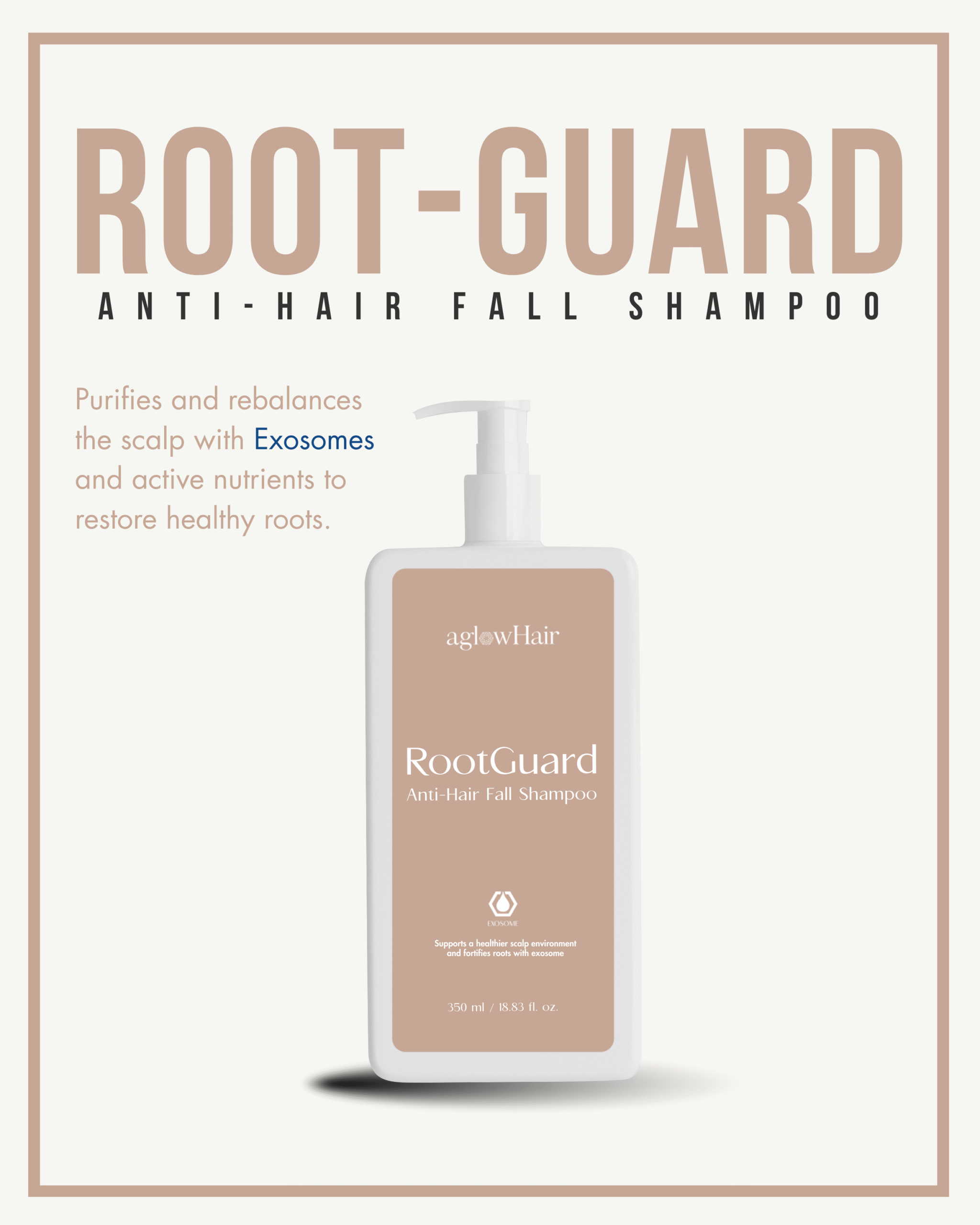 RootGuard Anti-Hair Fall Shampoo - Aglow Hair Malaysia