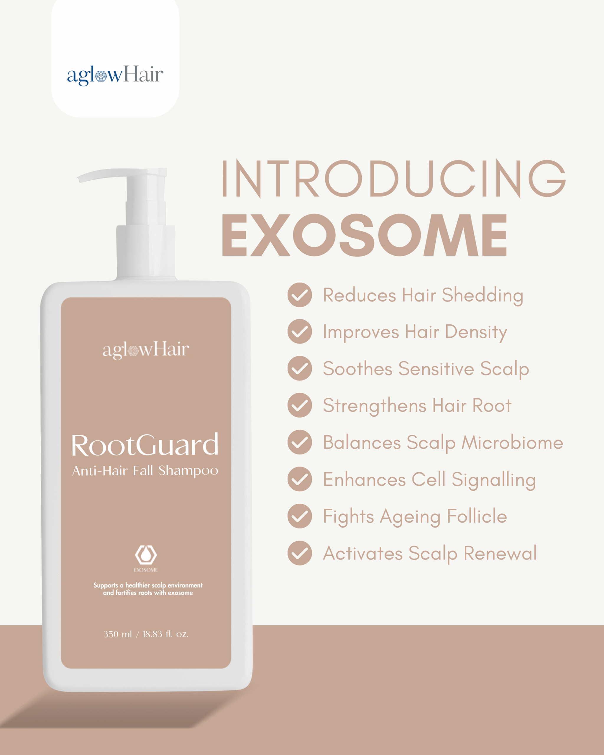 RootGuard Anti-Hair Fall Shampoo - Aglow Hair Malaysia