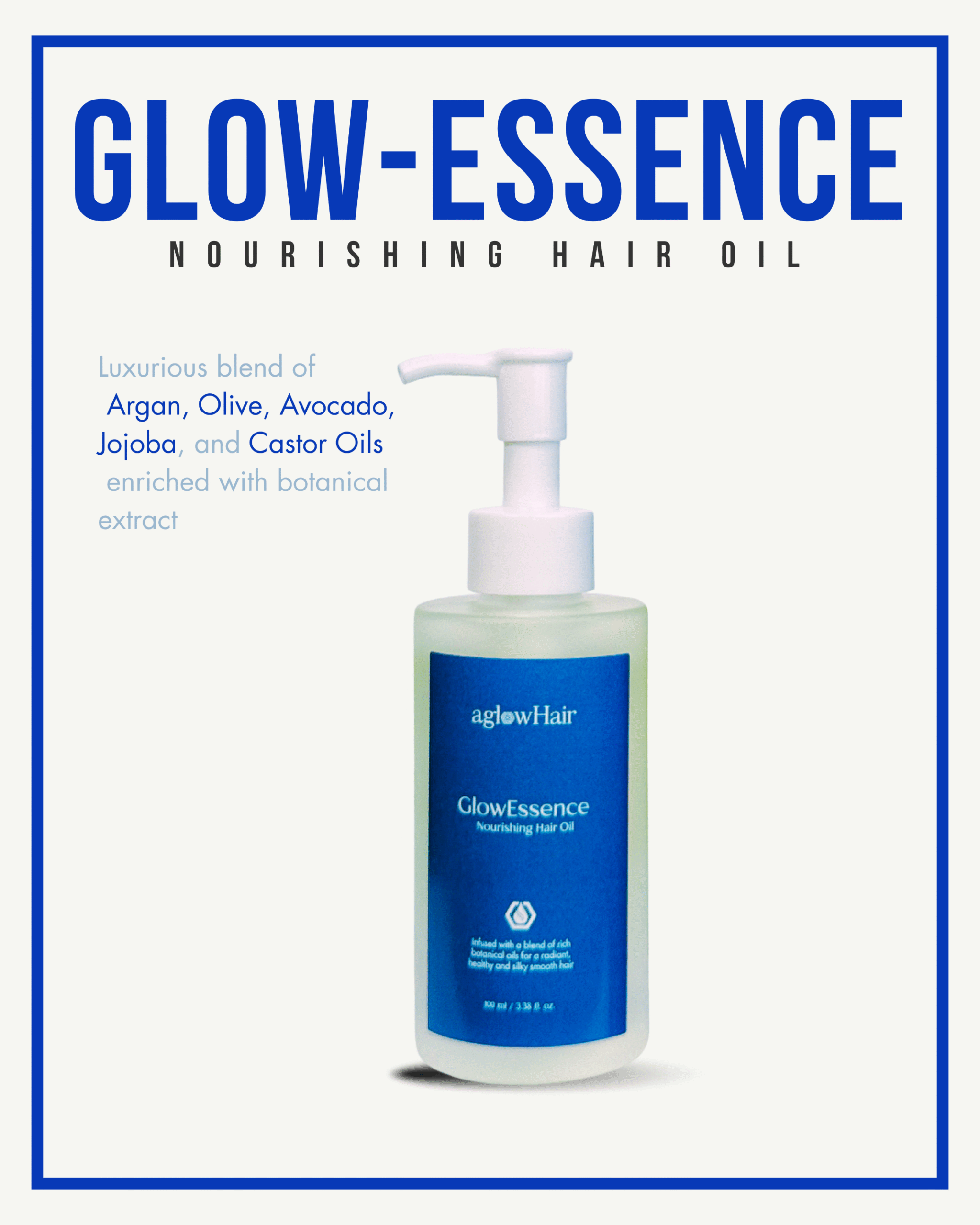 GlowEssence Nourishing Hair Oil Mask - Aglow Hair Malaysia